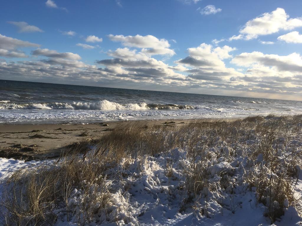 Boeltser Hus Ferienwohnungen Mit Strandkorb Und Kamin 10 Gehminuten Zum Kurtaxefreien Sandstrand Kraksdorf Esterno foto